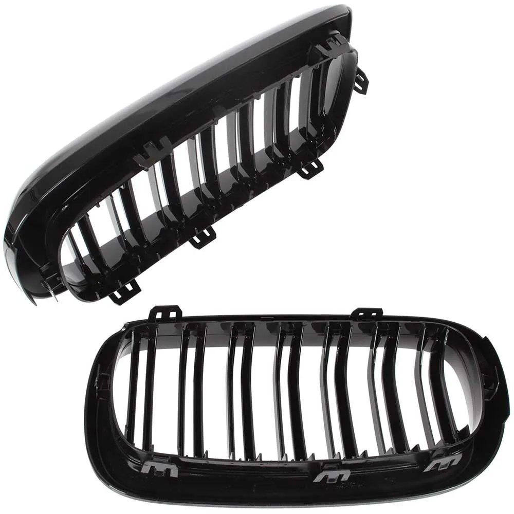 Grilă radiator BMW X5 F15 (negru lucios, double bar – stânga+dreapta) 2013-2018