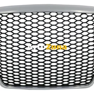 Grila frontală pentru Audi A6 4F2 4F C6 (2004-2011) RS Design Chrome Black
