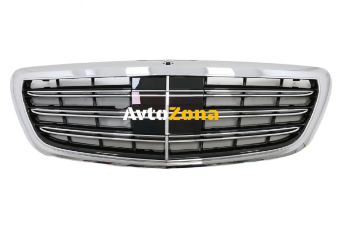 Grila frontală pentru Mercedes S-Class W222 (2014-08.2020) S63 S65 Design Chrome