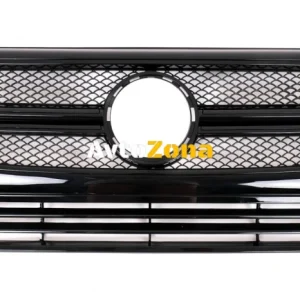 Grila frontală pentru Mercedes W463 G-Class (1990-2012) Design nou G65 G63 Piano Full Black Edition