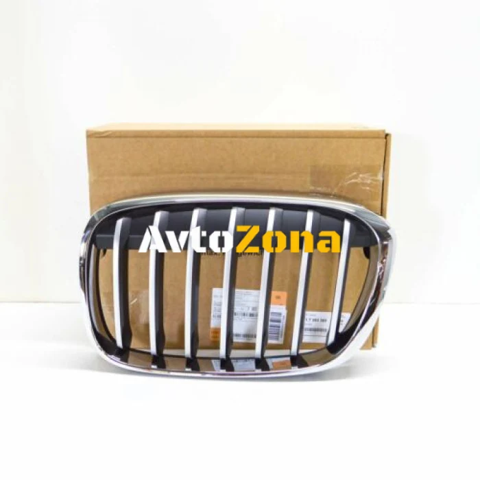 Grila frontală X-Line Chrome Black pentru BMW X1 F48 (2015-2018)