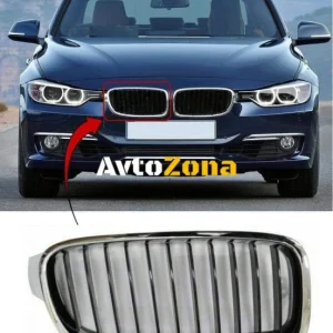 Grile BMW F30/F31 în stil sport negru cromat