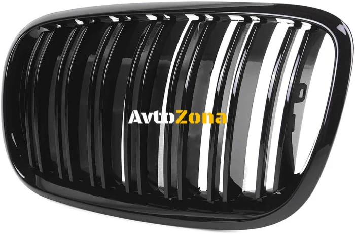 Grile frontale pentru BMW X6 (2008-2014) E71 - Negru lucios/Piano Design