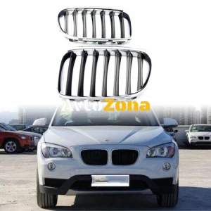 Grile frontale pentru BMW X1 E84 (2009-2015) - Negru cromat