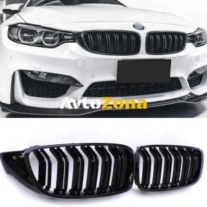 Grile Kidney pentru BMW F32/F33/F36 (2014-2020) - Negru lucios M4