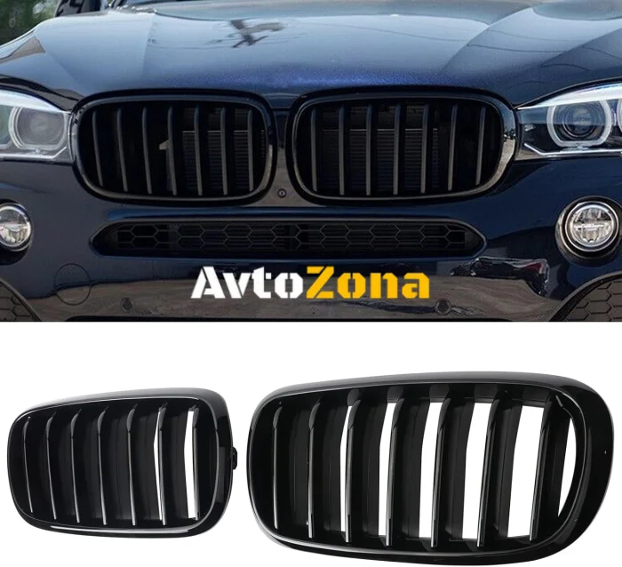 Grile negre lucioase pentru BMW X5 F15 (2013-2018)