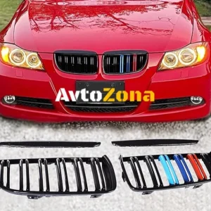 Grile negre pentru BMW E90 (2005-2008) cu trei culori