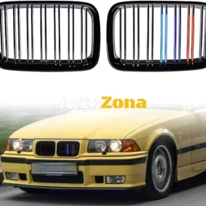 Grile pentru BMW E36 (1991-1996) - nervuri duble cu culori M