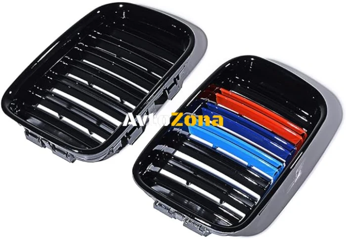 Grile pentru BMW E36 (1991-1996) - nervuri duble cu culori M