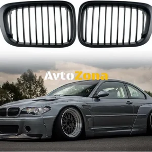 Grile pentru BMW E46 sedan, break (1998-2001) Compact (2001-2005) - negru