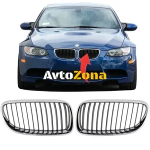 Grile pentru BMW E92 (2010+) - Design negru cromat
