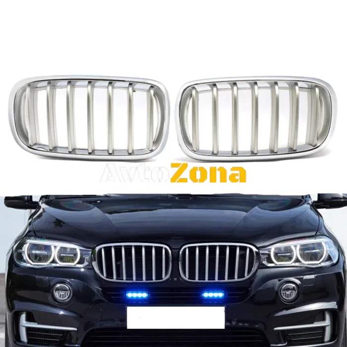 Grile pentru BMW X5 F15 (2013-2018) - Crom / Gri