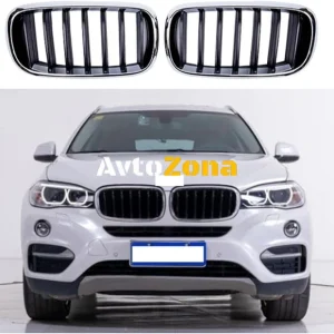 Grile pentru BMW X6 F16 (2014-2019) - cromate și negre
