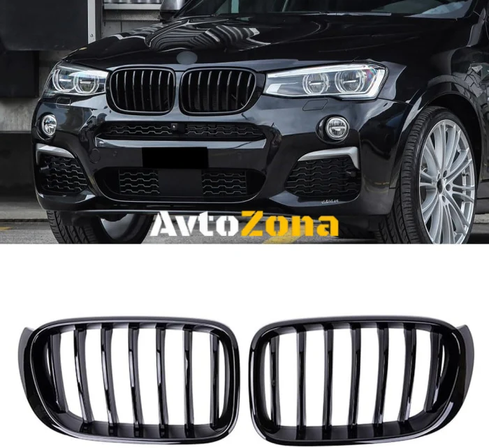 Grile pentru BMW X4 F26 (2014-2018) - Negru lucios