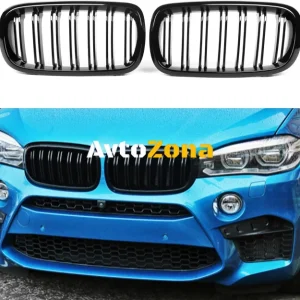 Grile Piano Design pentru BMW X6 F16 (2014-2019) - negru lucios