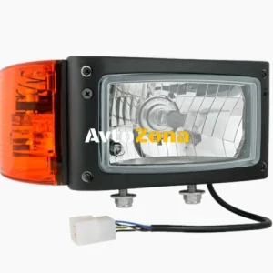 Halogen, far cu intermitent, dreapta, 4 funcții, fază scurtă și fază lungă, 12-24V