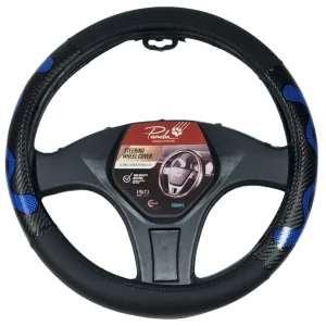 Husă pentru volan Panda - design sportiv cu accente albastre
