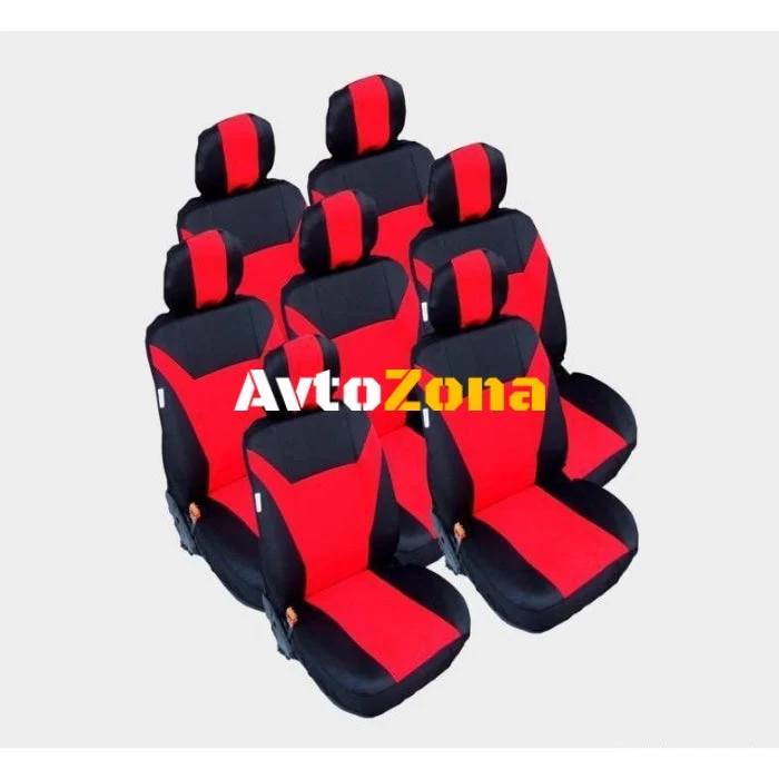 Huse pentru VW Touran, Sharan, Ford Galaxy, Citroen C8, Peugeot 307SW, Citroen C4 Grand Picasso, Peugeot 806, 807, Red