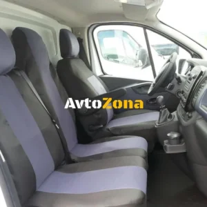 2+1 Huse tapițerie scaune față pentru Opel Vivaro Opel Vivaro 2014+ Renault Trafic Renault Trafic 2014+