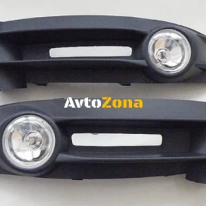 Kit nou de înlocuire directă, faruri cu halogen cu grilă și becuri LED , proiectoare de ceață pentru Volkswagen Volkswagen...