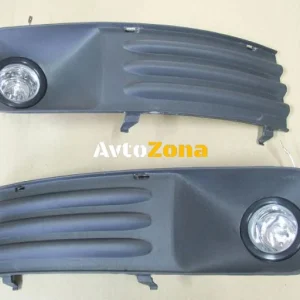 Kit nou de înlocuire directă, halogene cu grilă și becuri LED , faruri de ceață pentru Volkswagen Transporter T5 VW Volksw...