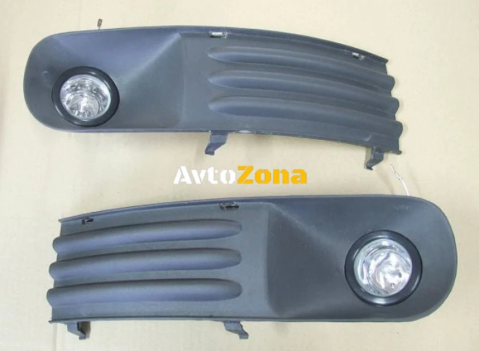 Kit nou de înlocuire directă, halogene cu grilă și becuri LED , faruri de ceață pentru Volkswagen Transporter T5 VW Volksw...