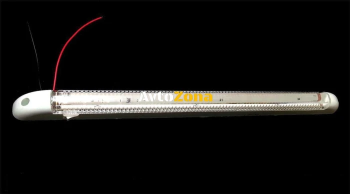 Lampă cu diodă LED, tub, 40cm, lumină albastră, 12V, pentru mașă, camion, casă sau birou