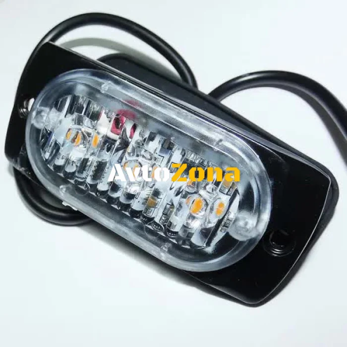 Lampă rutieră de urgență cu 3 LED-uri, lumină blitz galbenă, intermitentă!