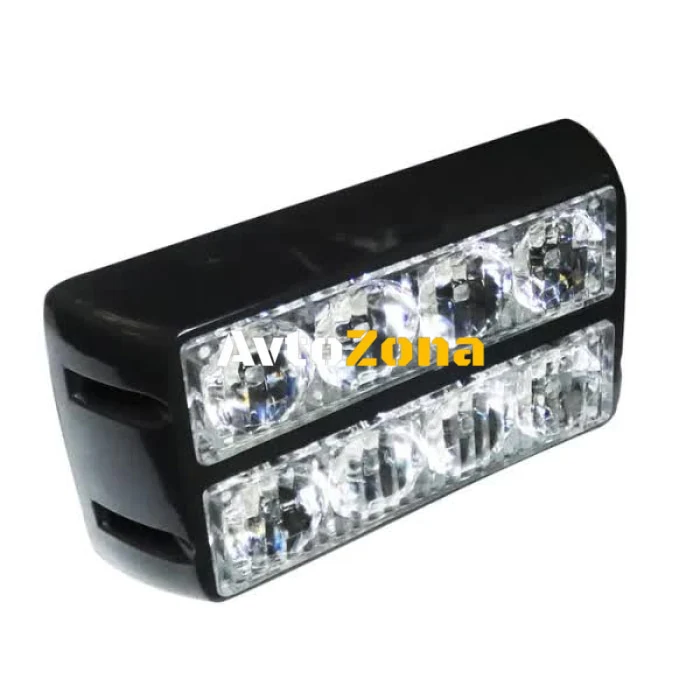 Lampă rutieră de urgență cu 8 LED-uri, lumină blitz galbenă, intermitentă!