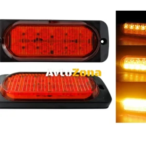 12 LED LED lampă de urgență pentru drum, lumină blitz galbenă, intermitentă!