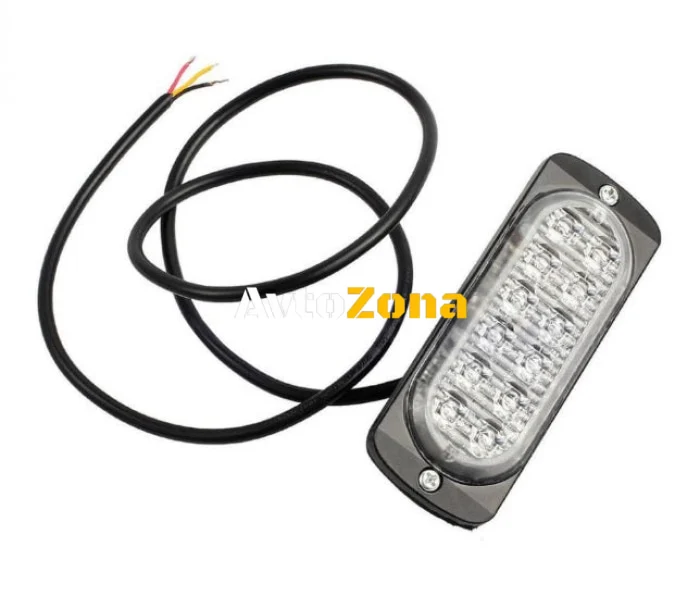 12 LED LED lampă de urgență pentru drum, lumină blitz galbenă, intermitentă!