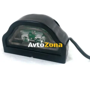 LED LED Plafonieră pentru numărul de înregistrare 12V pentru remorcă, autobuz, rulotă, platformă, negru