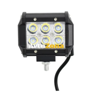 6 LED-uri 18W halogen rezistent la apă lumină de lucru Flexzon 10-30V pentru Rolbar ATV, Jeep