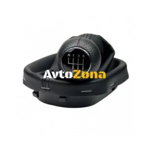 Maneta de viteze cu manșetă cu carcasă din piele pentru VW Caddy 03-10 6 viteze + spate