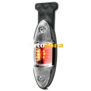 Marker lateral suspendat cu LED, stânga, portocaliu, alb, roșu, E-Mark, 12V-24V