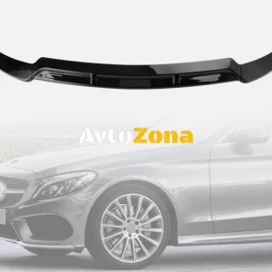 Mercedes W206 C-class (2022+) - Bara de protecție față suplimentară - Brabus Style - negru lucios
