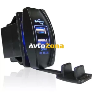 Încărcător universal dual USB pentru mașini, motociclete, bărci 3.1A