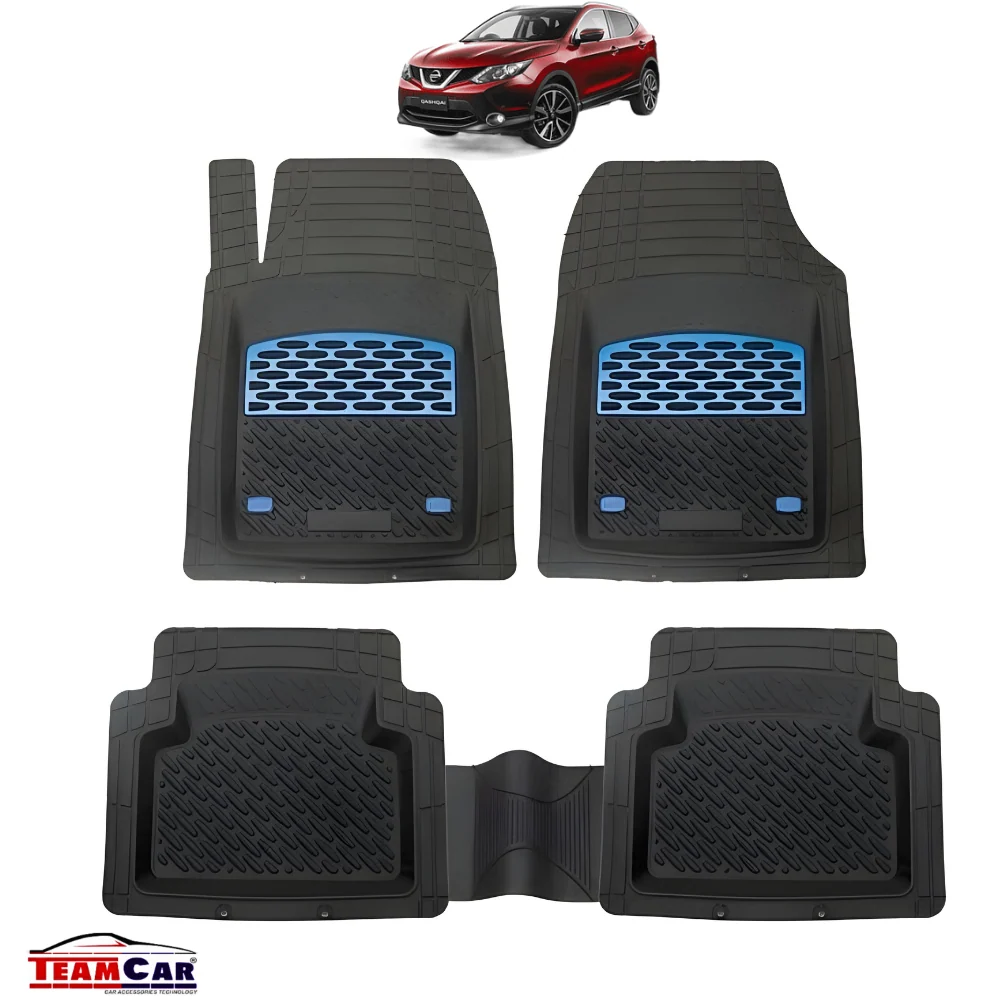 Nissan Qashqai Covorase Auto TeamCar® Tip Tavita Compatibile J11 (2013–2021) Blue