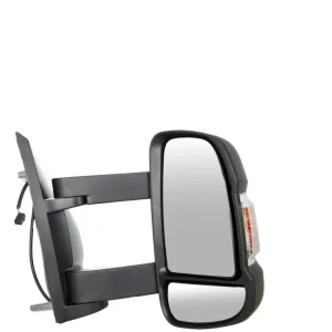 Oglindă electrică dreapta cu braț lung și încălzire pentru Fiat Ducato / Peugeot Boxer / Citroen Relay (2006+)