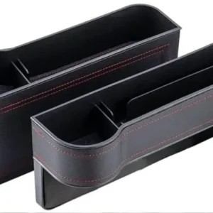 Organizator între scaune - set de 2, piele