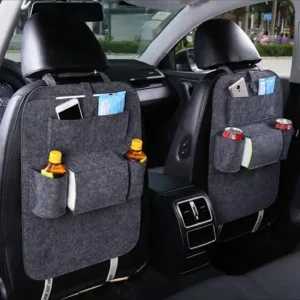 Organizator textil pentru scaune - gri