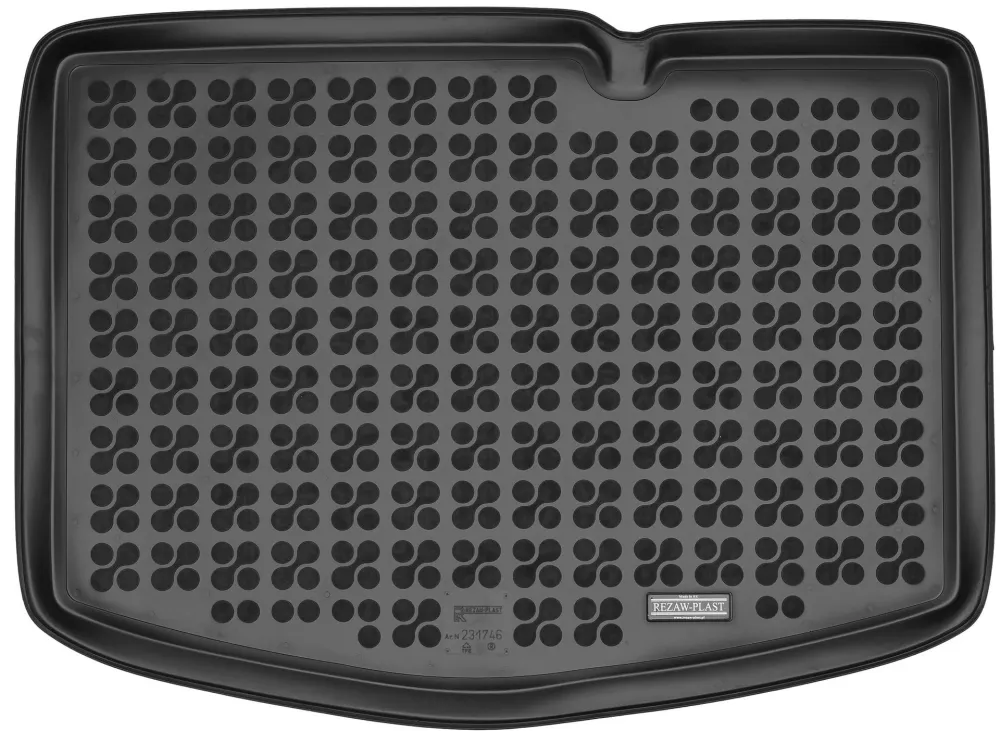 Șă portbagaj Rezaw-Plast pentru Toyota Yaris III Hatchback (2012-2020) Hybrid, poziție inferioară, cu roată de rezervă, di...