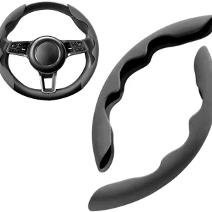 Protecție volan - piele de căprioară, 38 cm