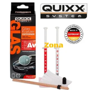 Quixx- pentru zgârieturi ușoare pe sticlă