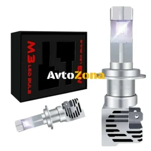Set becuri cu mini-diode led reglabile M3 H7 X7 12V 24V 50W 5000lm pentru tractoare motociclete motociclete mașini
