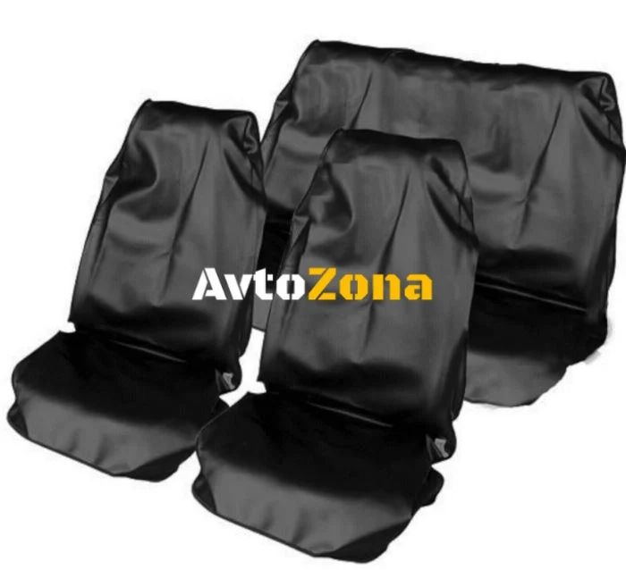Set complet de protecție rezistentă la apă pentru scaune auto sau furgonetă în negru