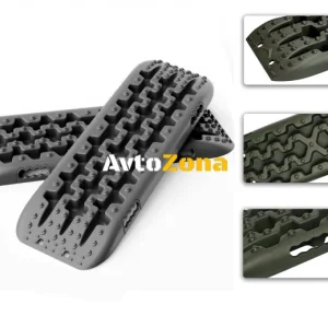 Set de 2 covorașe antiderapante pentru anvelope auto pentru aderență suplimentară 70 x 30 cm