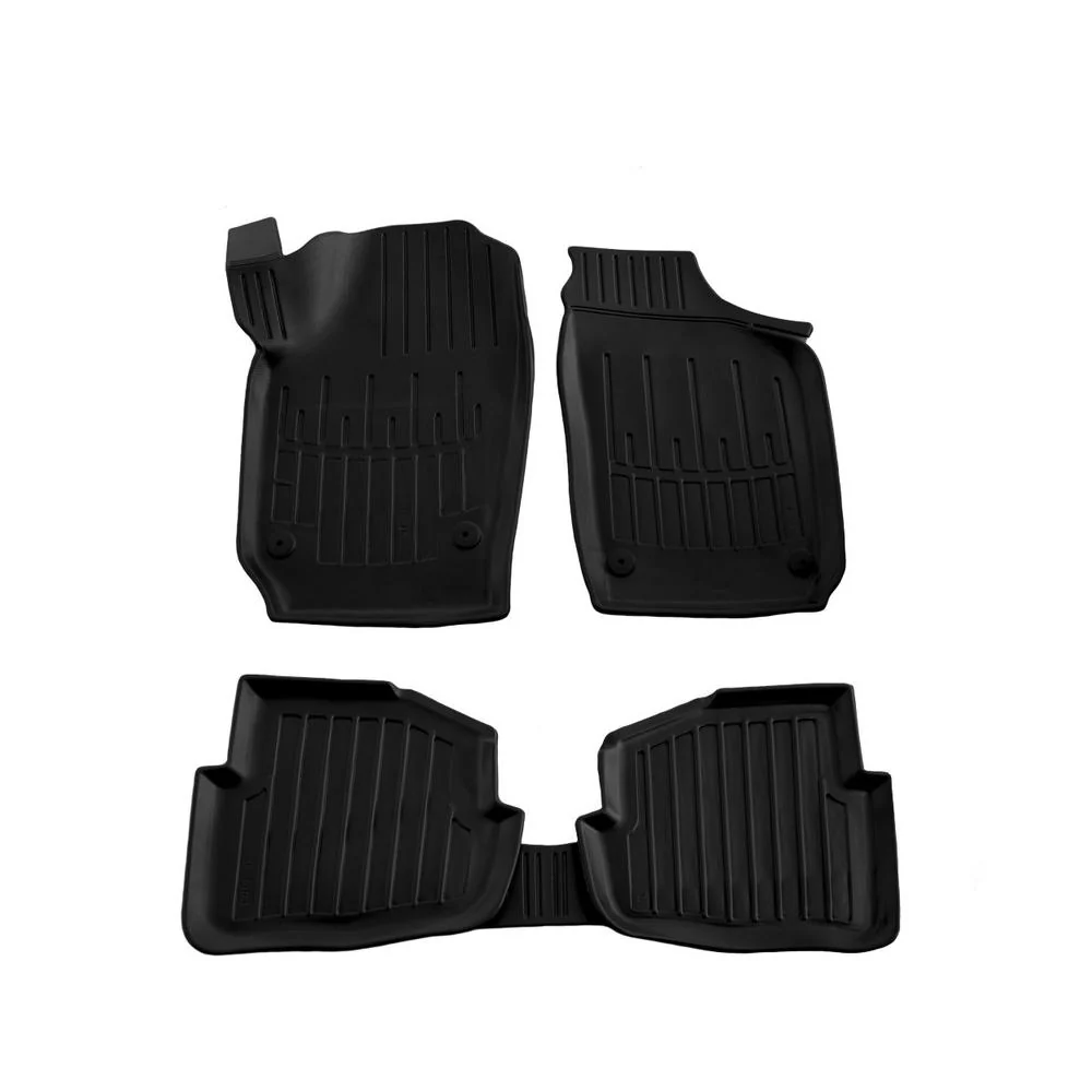 Set covorase auto cauciuc tip tavita pentru vw polo iv (2001-2009)