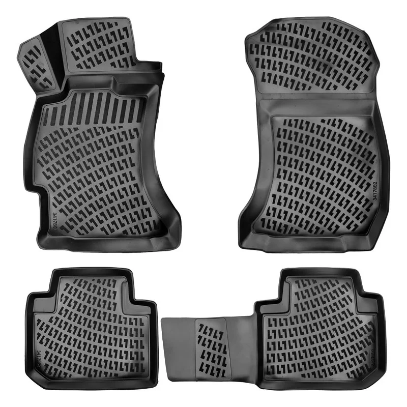 Set covorase auto cauciuc tip tavita pentru subaru forester iv 2014-2018