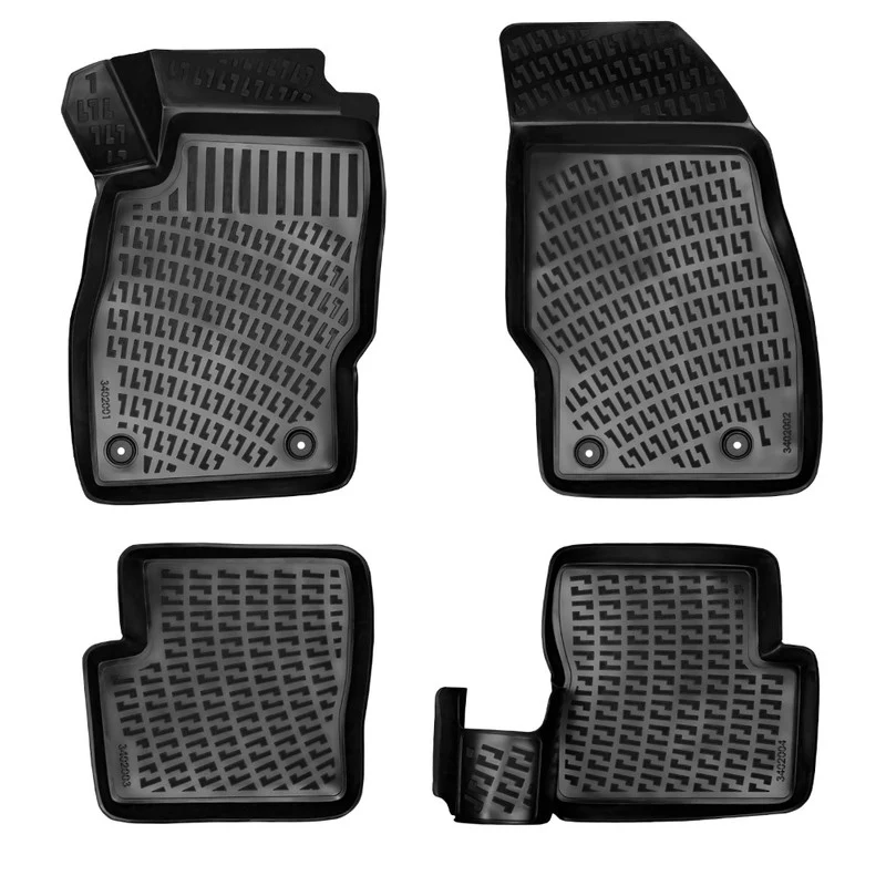 Set covorase auto cauciuc tip tavita pentru opel corsa e 2014- 2019